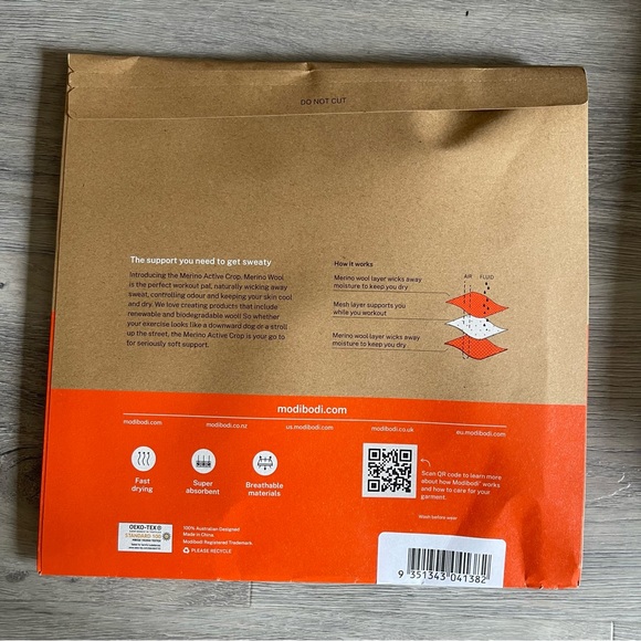 Modibodi Merino Active Crop - Picture 4 of 4